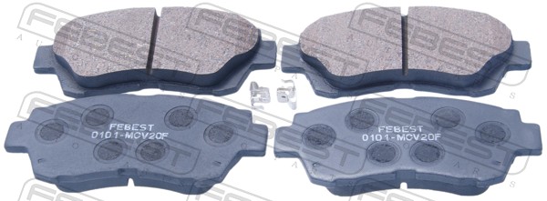 Комплект тормозных колодок дисковый тормоз FEBEST 0101-MCV20F