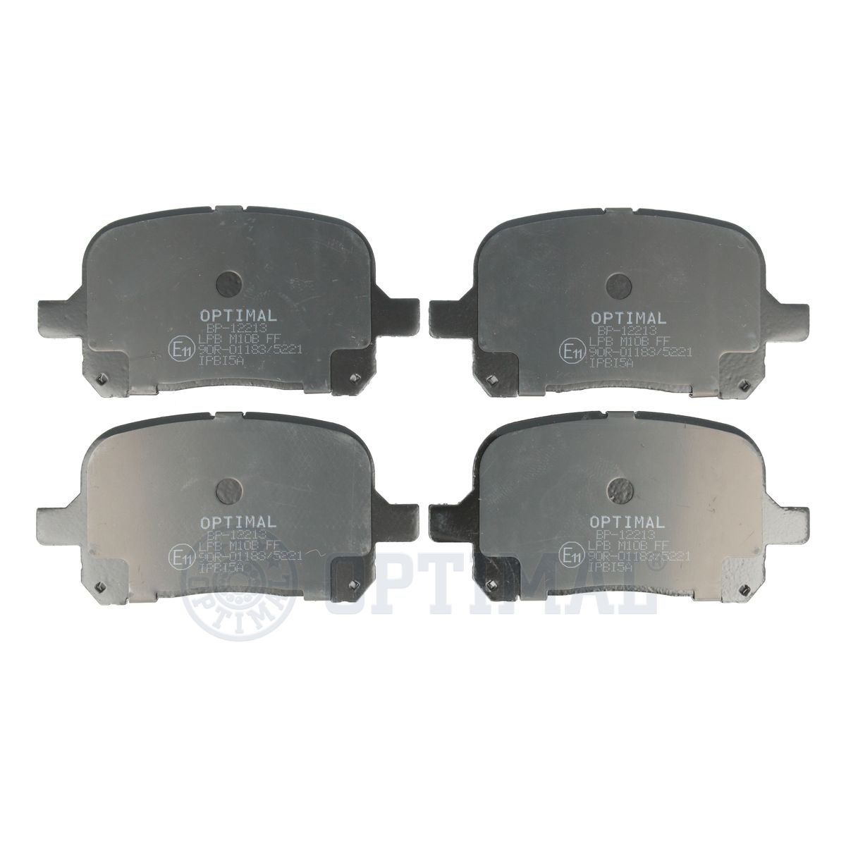 Комплект тормозных колодок дисковый тормоз OPTIMAL BP-12213