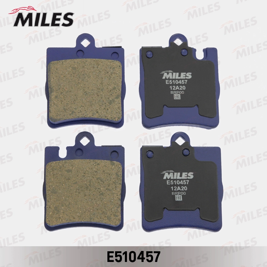 Комплект тормозных колодок дисковый тормоз MILES E510457