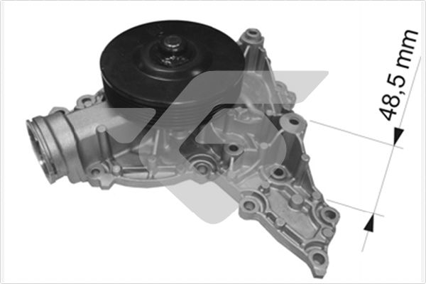 Водяной насос охлаждение двигателя HUTCHINSON WP276