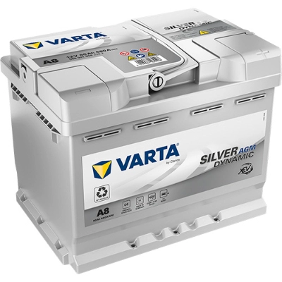 Стартерная аккумуляторная батарея silver dynamic agm VARTA 560901068J382