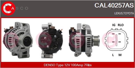 Генератор brand new hq CASCO CAL40257AS