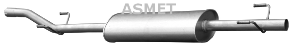 Средний глушитель выхлопных газов ASMET 02.046