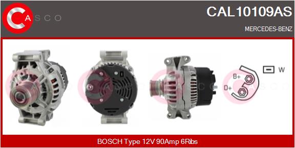 Генератор brand new hq CASCO CAL10109AS