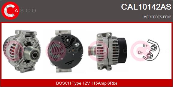 Генератор brand new hq CASCO CAL10142AS