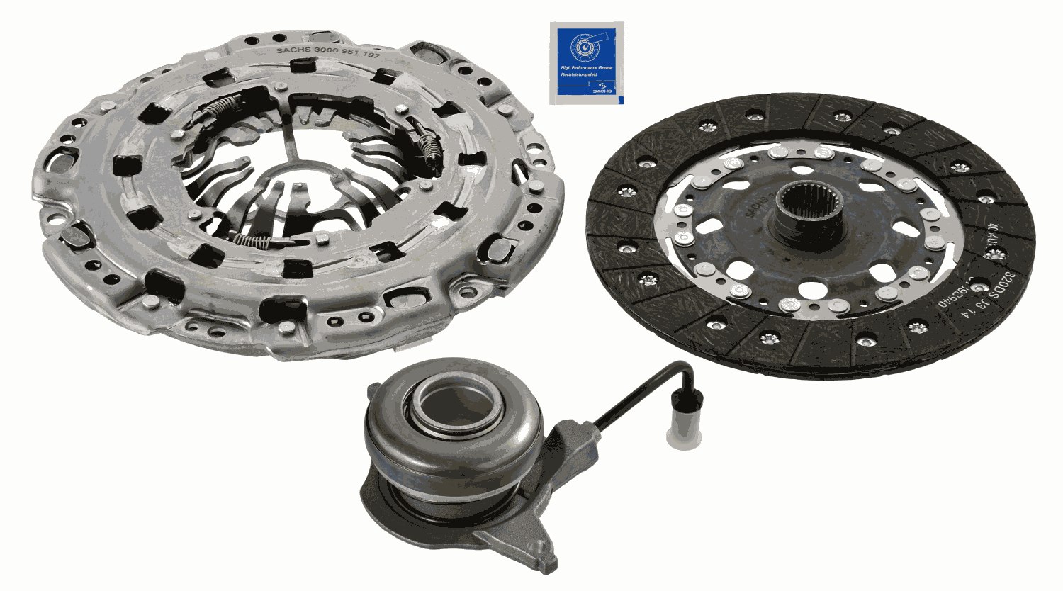 Комплект сцепления xtend kit plus csc SACHS 3000 990 161