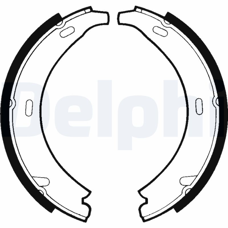 Комплект тормозных колодок стояночная тормозная система DELPHI LS1371