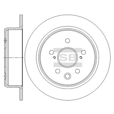 Тормозной диск HI-Q SD4688
