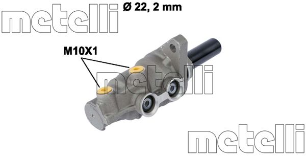 Главный тормозной цилиндр METELLI 05-0830