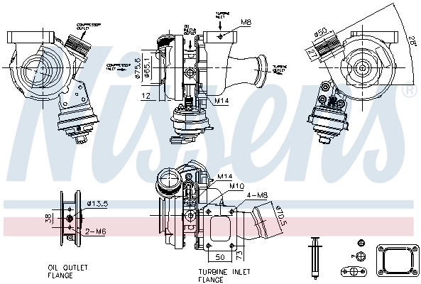 Компрессор наддув first fit NISSENS 93485