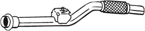 Труба выхлопного газа BOSAL 800-011