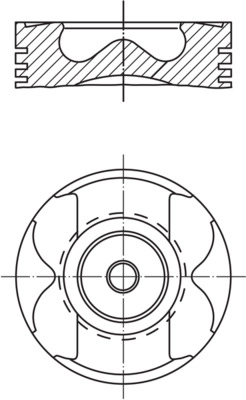 Поршень MAHLE/KNECHT 005 22 03