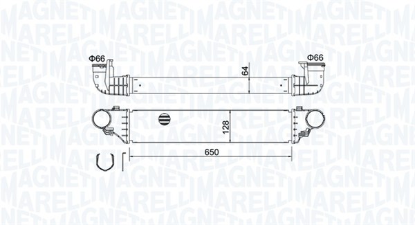 Интеркулер MAGNETI MARELLI 351319204640