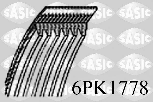 Поликлиновой ремень SASIC 6PK1778