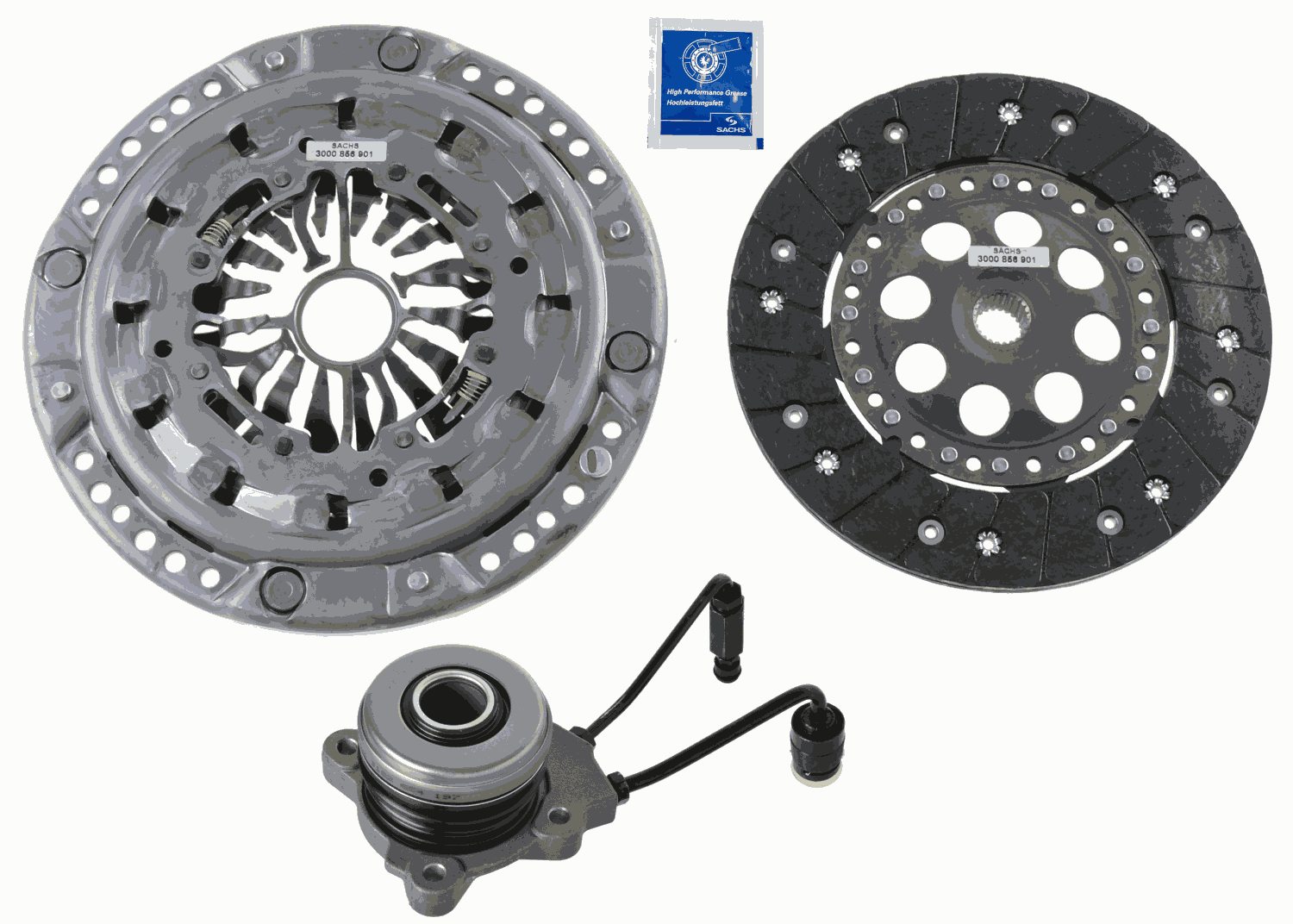 Комплект сцепления xtend kit plus csc SACHS 3000 990 049