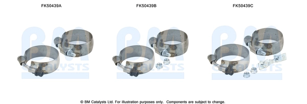 Монтажный комплект труба выхлопного газа BM CATALYSTS FK50439