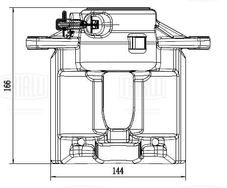 Тормозной суппорт TRIALLI CF 052268