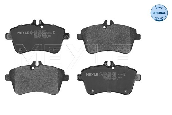 Комплект тормозных колодок дисковый тормоз meyle-original true to oe. MEYLE 025 238 8120