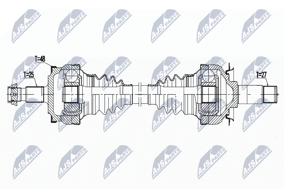 Приводной вал NTY NPW-ME-132