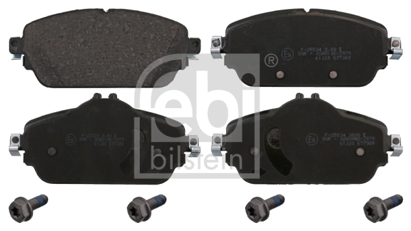 Комплект тормозных колодок дисковый тормоз FEBI BILSTEIN 16988