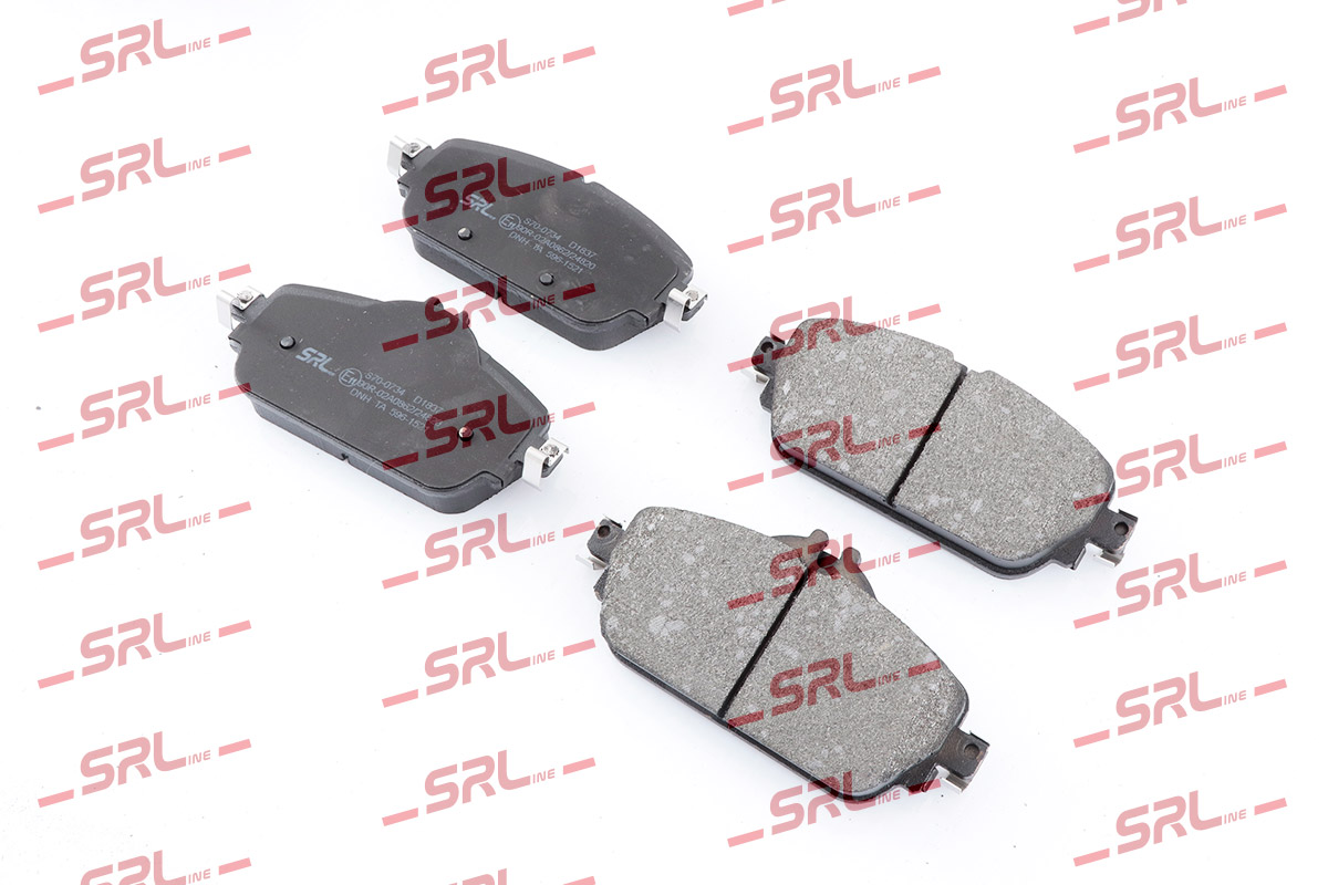 Комплект тормозных колодок дисковый тормоз SRLINE S70-0734