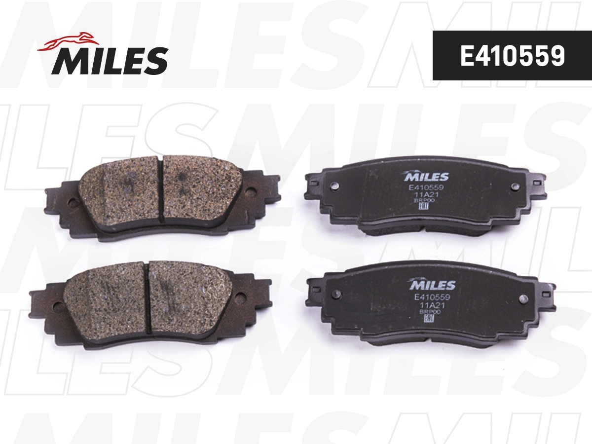 Комплект тормозных колодок дисковый тормоз MILES E410559