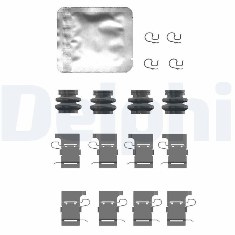 Комплектующие колодки дискового тормоза DELPHI LX0732