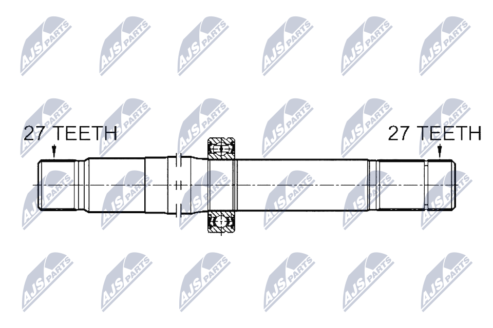 Приводной вал NTY NWP-ME-003