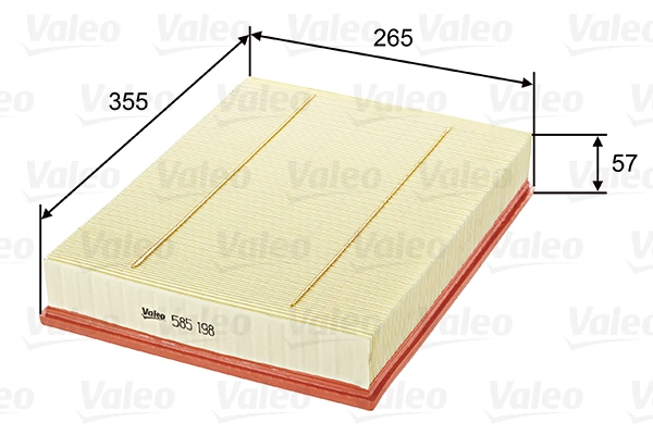 Воздушный фильтр VALEO 585198