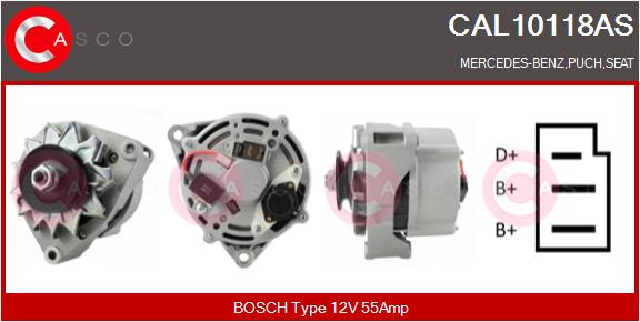 Генератор brand new hq CASCO CAL10118AS