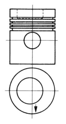Поршень KOLBENSCHMIDT 93882630