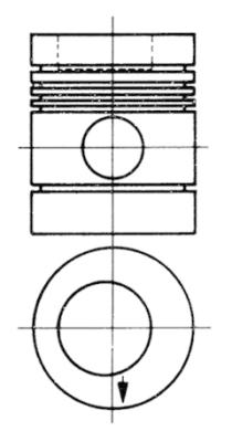Поршень KOLBENSCHMIDT 90274800