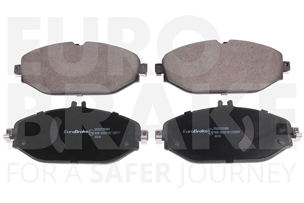 Комплект тормозных колодок дисковый тормоз EUROBRAKE 5502223380