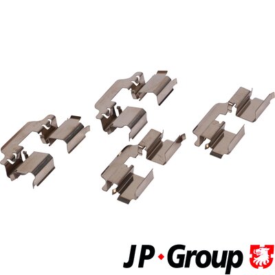 Комплектующие колодки дискового тормоза jp group