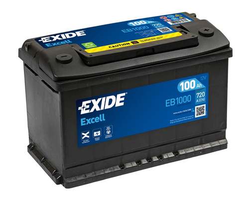 Стартерная аккумуляторная батарея excell EXIDE EB1000