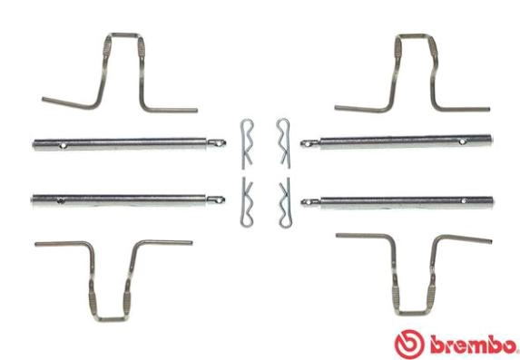 Комплектующие колодки дискового тормоза prime line BREMBO A 02 278