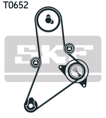 Комплект ремня грм SKF VKMA 02384