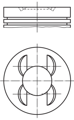 Поршень MAHLE/KNECHT 002 85 01