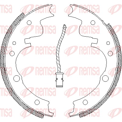 Тормозные колодки REMSA 4104.01