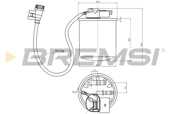 Топливный фильтр BREMSI FE0824