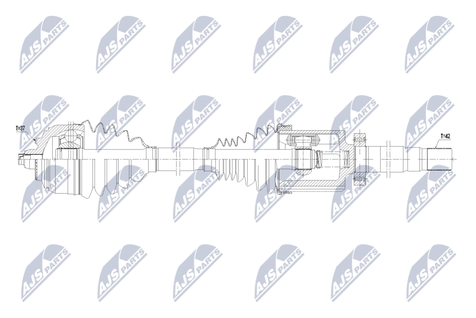 Приводной вал NTY NPW-ME-172