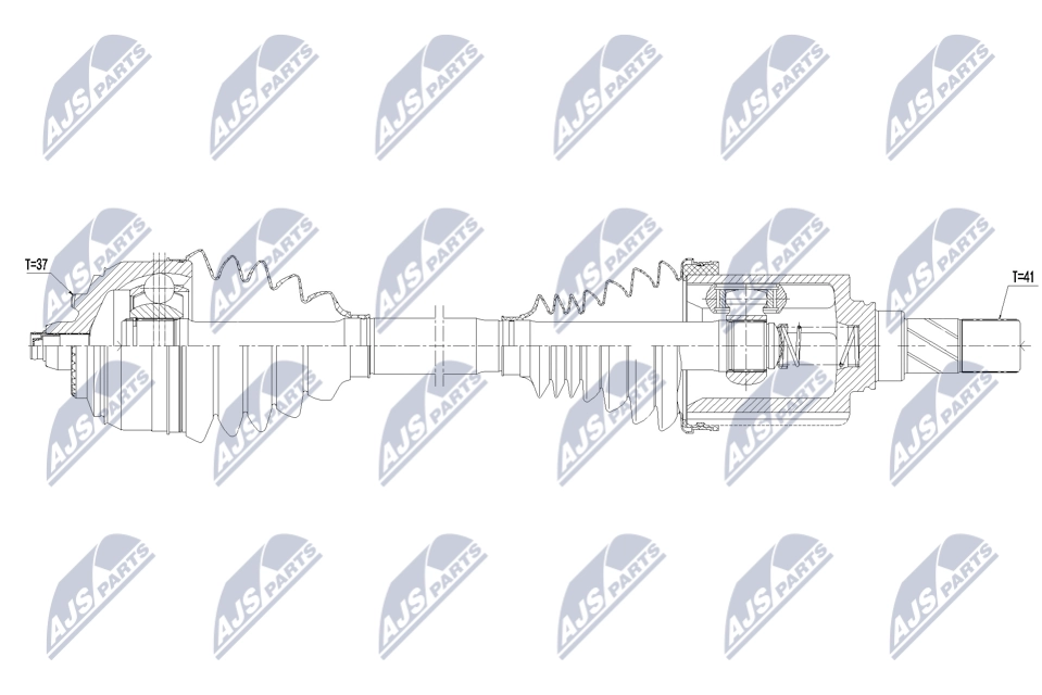 Приводной вал NTY NPW-ME-166