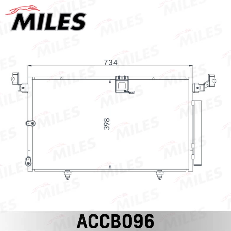 Конденсатор кондиционер MILES ACCB096