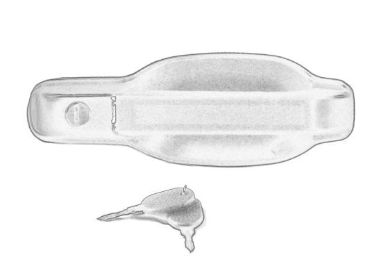 Наружная ручка двери PACOL IVE-DH-0018