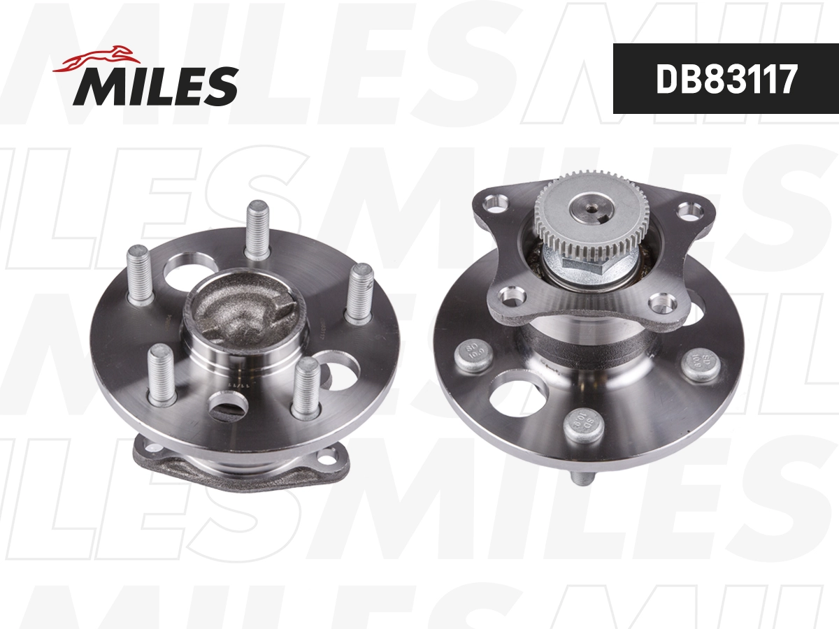 Комплект подшипника ступицы колеса MILES DB83117