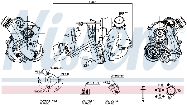Компрессор наддув first fit NISSENS 93310