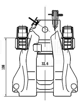 Тормозной суппорт TRIALLI CF 052304