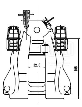 Тормозной суппорт TRIALLI CF 052305