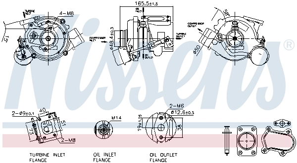 Компрессор наддув first fit NISSENS 93611
