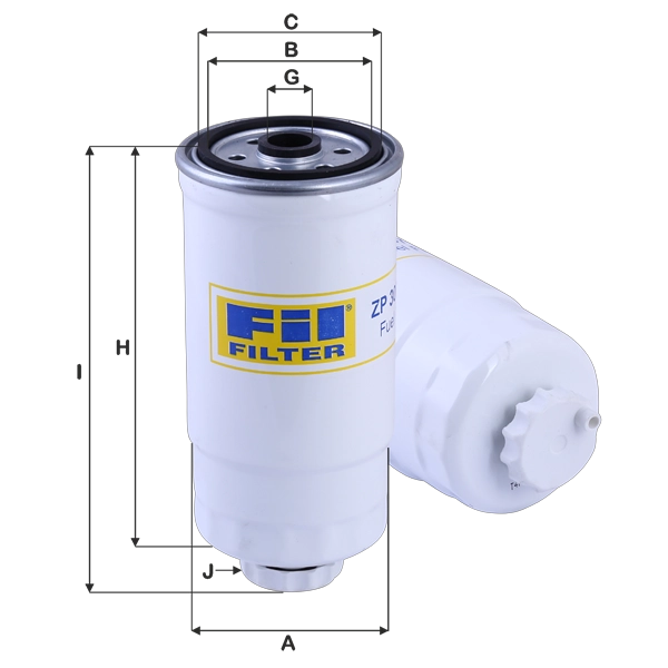 Топливный фильтр FIL FILTER ZP 3071 BF